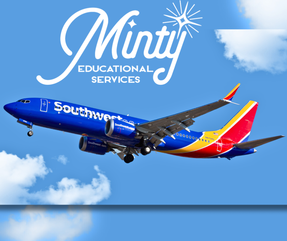 Southwest Airline with Minty logo